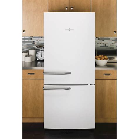 GE Artistry Series 20 9 Cu Ft Bottom Freezer Refrigerator High Gloss
