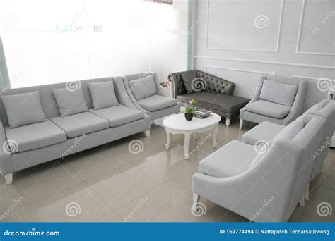 Modern Spacious Lounge Or Living Room Interior Stock Photo Image Of