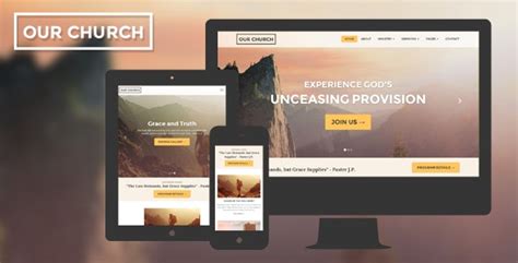 Church V Responsive HTML Website Template Themelock Com Premium Themes Templates