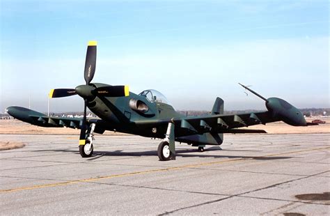The Piper Pa 48 Enforcer Is A Turboprop Powered Light Close Air Support