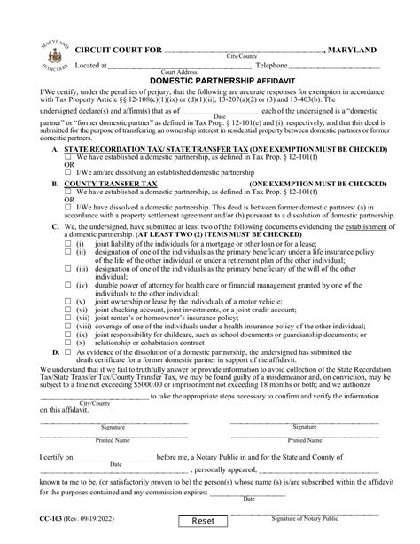 Form Cc Fill Out Sign Online And Download Fillable Pdf Maryland Templateroller