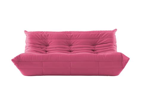 The foam construction and quilted covers make each piece both visually attractive and very comfortable. TOGO sofa 3-seater by ligne roset | STYLEPARK