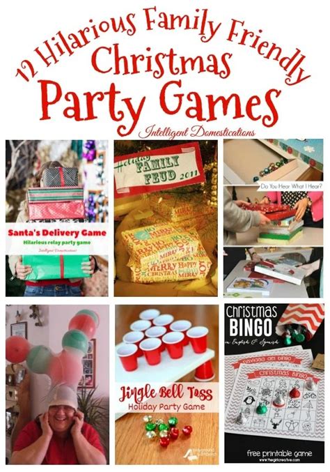 12 Hilarious Christmas Party Games