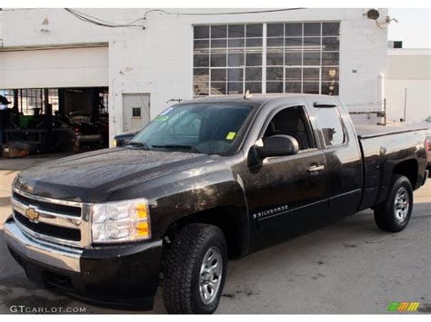 2007 Black Chevrolet Silverado 1500 Lt Extended Cab 4x4 46243613 Photo