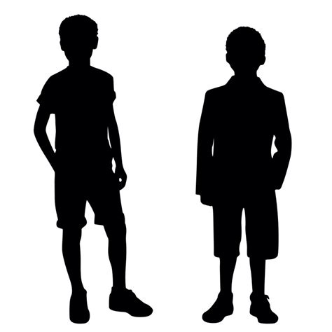 Little Boy Silhouette Clip Art 10 Free Cliparts Download Images On