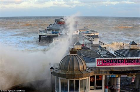 Coastal Towns Swamped Across Britain After Worst Tidal Surge For 60
