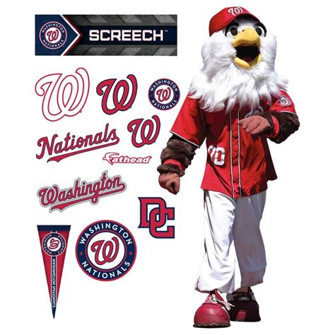 Washington Nationals Screech 2021 Mascot Officially Licensed Mlb Re