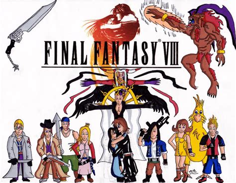 Final Fantasy 8 Characters Poster By Ninjadude719 On Deviantart