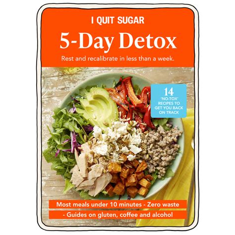 Your Free 5 Day Detox Meal Plan Sugar Detox Diet Plan I Quit Sugar