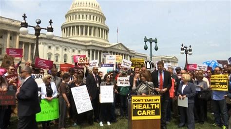 protests erupt after house republicans pass healthcare bill that could hike premiums for