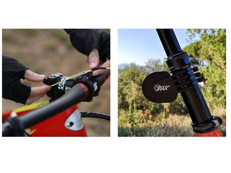 The traction is made by a kevlar wire and a mechanical system designed to pick it up back and to avoid. Trax Trax traction system - Purebike