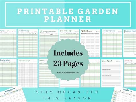3 free garden planner printables. Choosing Your Seeds {+ FREE SEED INVENTORY PRINTABLE}