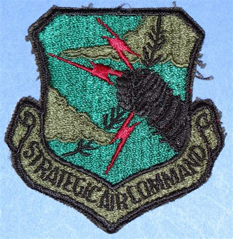 Usaf Subdued Strategic Air Command Patch Us Patches Jessens
