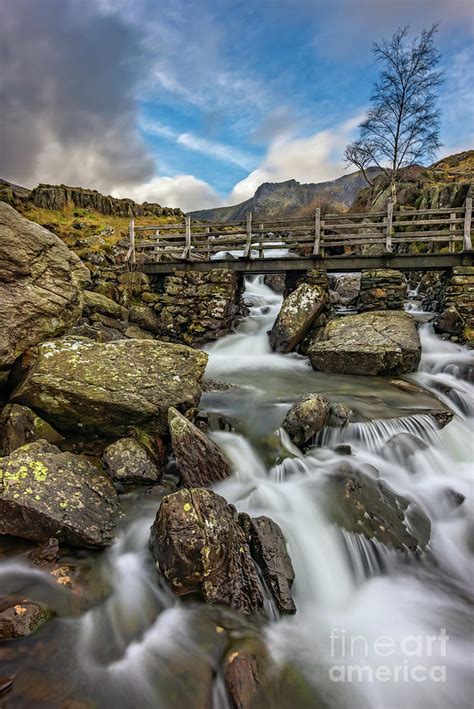 River Footbridge Snowdonia Photograph By Adrian Evans Fine Art America