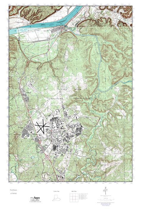 Mytopo Fort Knox Kentucky Usgs Quad Topo Map