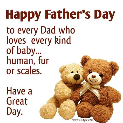 Happy Father's Day to every Dad who loves every kind of baby... human