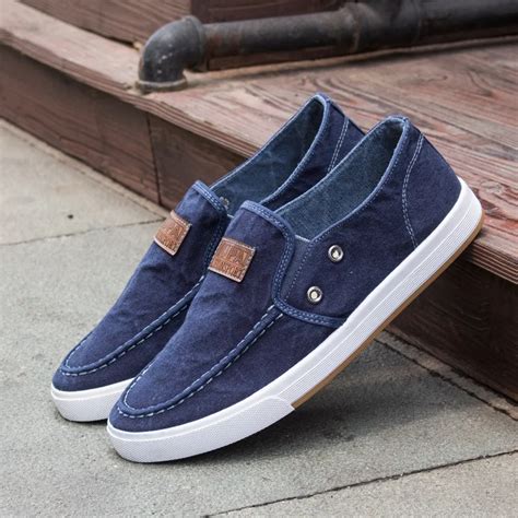 2016 New Summer Jeans Mens Leisure Canvas Shoes Fashion Men Casual