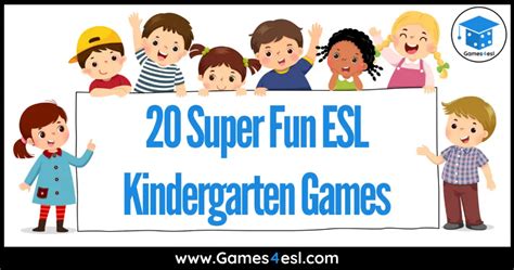 20 Super Fun Esl Kindergarten Games Games4esl