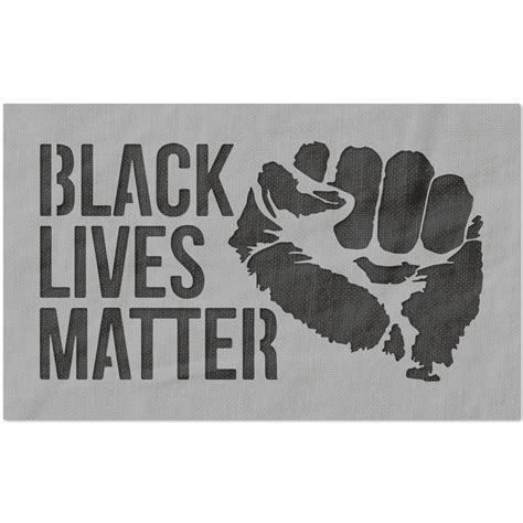 Black Lives Matter Stencils Stencil Stop