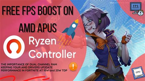 Free Fps Boost On Amd Apus Tdp Increase Using Ryzen Controller In