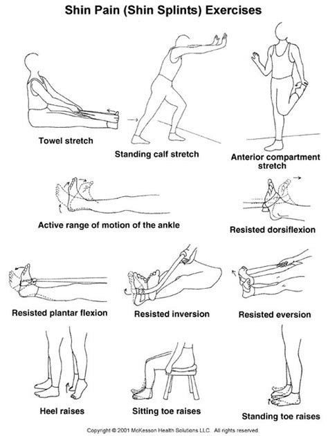 Shin Splint Exercises Pdf Exercise