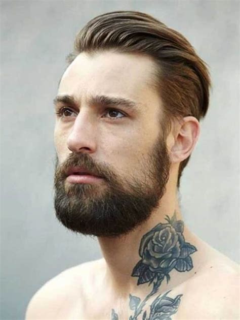 If you have a little long and blonde hair, you can easily go for this hairstyle. How to look charismatic with slick back hairtyle