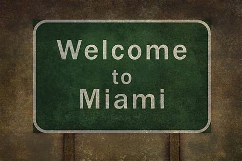Royalty Free Welcome To Miami Sign Pictures Images And Stock Photos