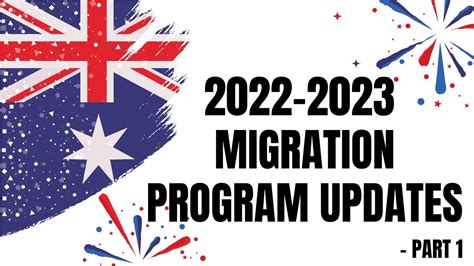 AUSTRALIAS NEW MIGRATION PROGRAM PLANNING LEVELS PART 1 AUSTRALIA