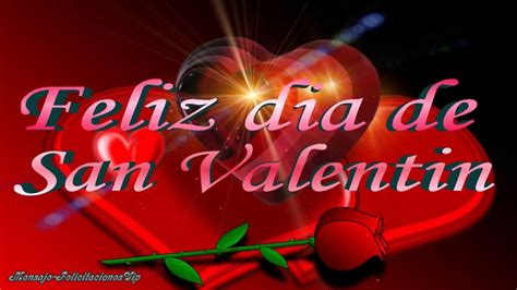 A Valentine S Day Card With Two Hearts And A Rose On The Side In Spanish