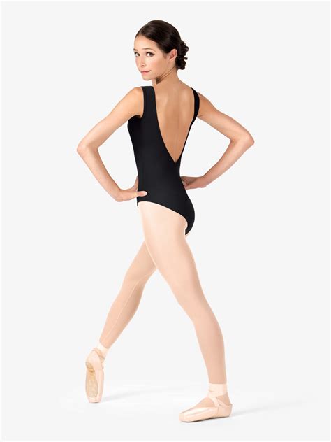 womens deep v back tank leotard fashion leotards natalie dancewear n8945