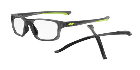 oakley crosslink fit ox 8136 matte grey green 55 17 150 men eyewear frame ebay