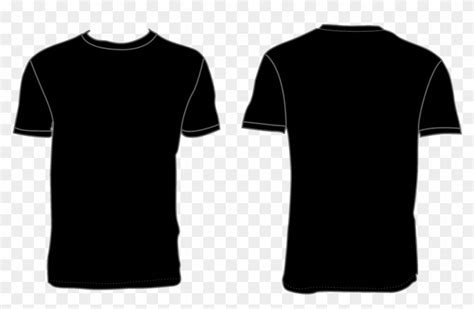 Download Black T Shirt Template Your Logo On Shirt Clipart Png
