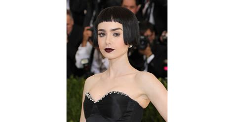 Lily Collins Hair And Makeup At The 2017 Met Gala Popsugar Beauty Photo 4