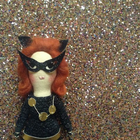Vintage Catwoman Doll Pin Up Doll Villain Etsy