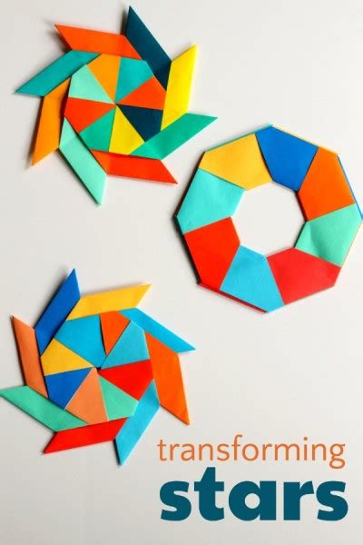 Math Art Awesomeness: Make a Transforming Ninja Star