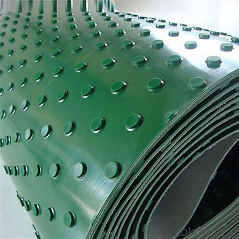 factory price tobacco dot round pattern pvc conveyor belt china food processing conveyor belt