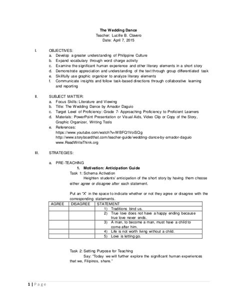 Semi Detailed Lesson Plan In Filipino Maikling Kwento Sahida Vrogue