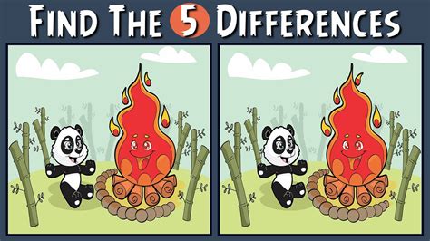 Find Five Differences Game Youtube