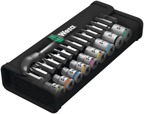 WERA 5004018001 Zyklop Metal Ratchet Set With Switch Lever 1 4
