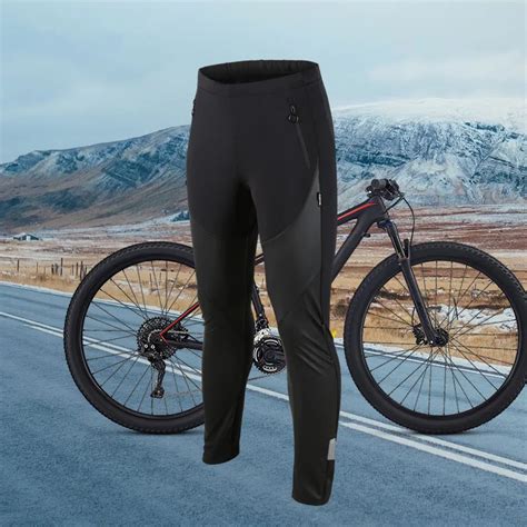 Santic Winter Fleece Cycling Long Pants For Men Windproof Thermal Warm Sports Mtb Road Bike
