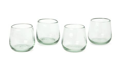 Cantina Recycled Glass Stemless Wine Glass 48 Emily Schuman Launches Cupcakes And Cashmere