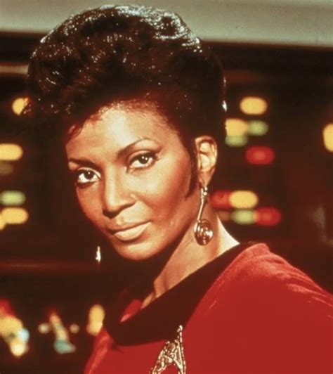 Nichelle Nichols Whose Portrayal Of Starship Communications Officer Lieutenant Uhura On The