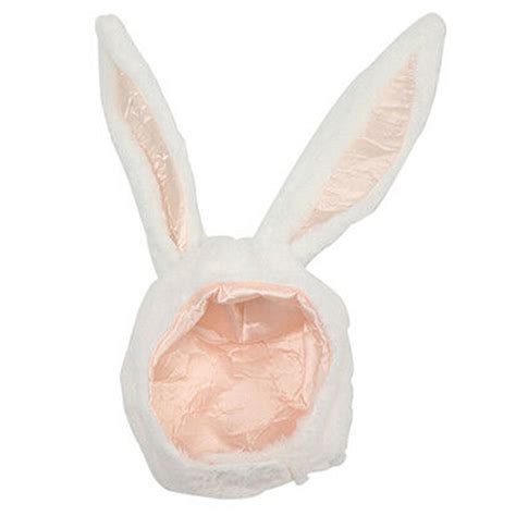 Kid Girls Plush Rabbit Bunny Ears Hat Earflap Cap Soft Headwaer Warm