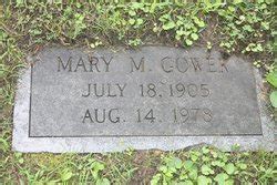 Mary Louise Maiden Gower M Morial Find A Grave