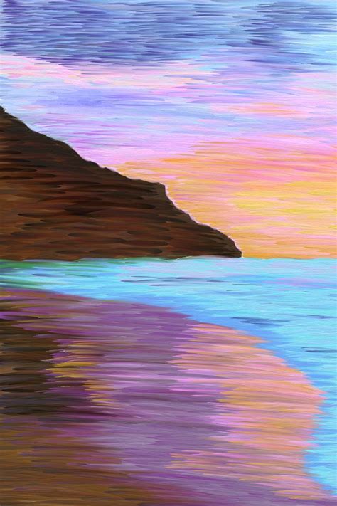 30,000 reviews #1 rated canvas brand. Abstract beach scene - digital sketch