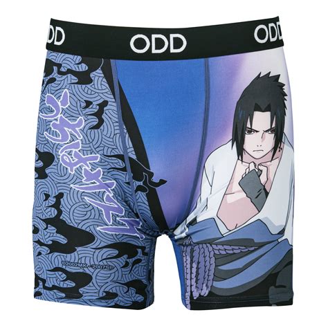 Odd Sox Naruto Anime Sasuke Men S Fun Boxer Brief Underwear Xlarge Walmart Com