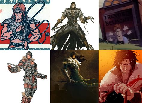 The many faces of Trevor Rafael Corneliu Belmont : r/castlevania