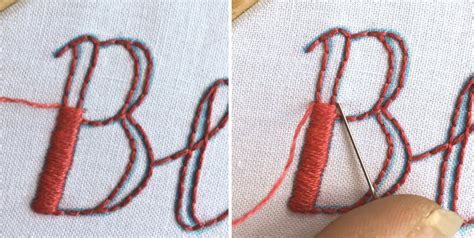 Embroidery For Beginners How To Embroider Letters Free Template