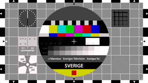 Sveriges Television High Definition Test Pattern Youtube