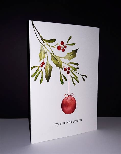 Painted Christmas Cards Christmas Card Art Watercolor Christmas Cards